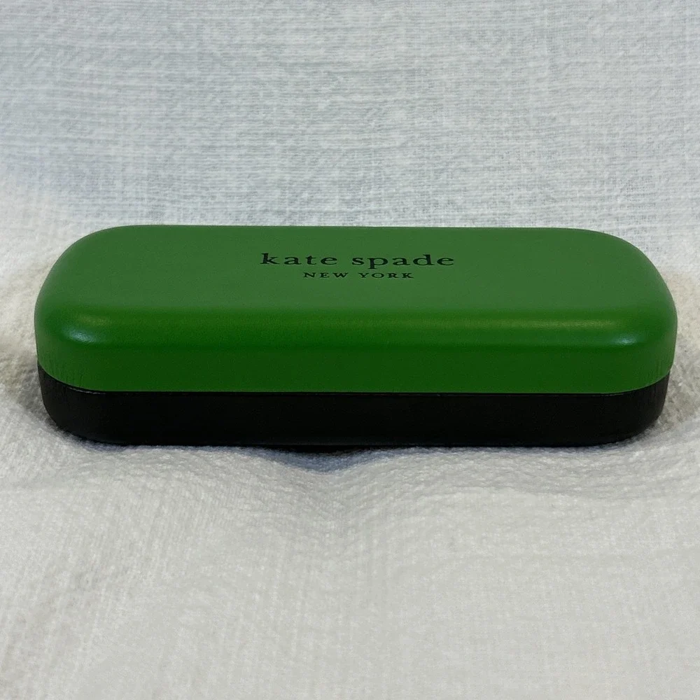 Authentic Kate Spade Glasses Hard Case Green Gray, Case Only
